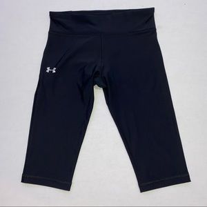 Women’s Under Armour Black nylon cropped leggings